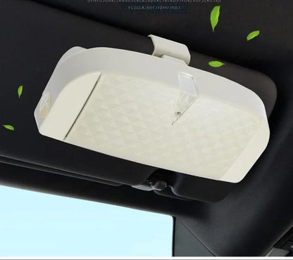 Porte-Lunettes de Voiture Magnétique avec Porte-Cartes et Porte-Billets