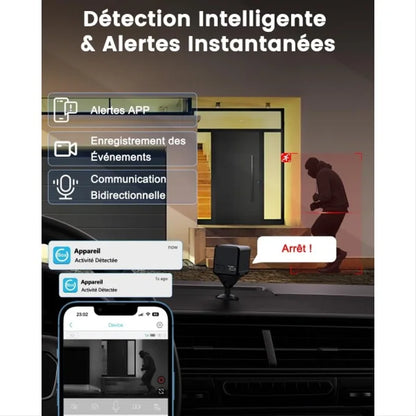 Caméra de Surveillance Solaire 4G LTE – Surveillance Intelligente Sans WiFi