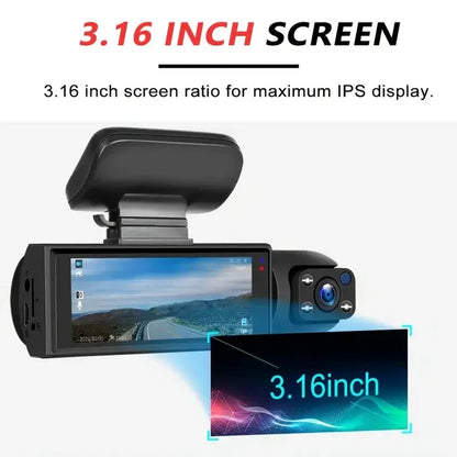 Caméra de Voiture 4 Lentilles 1080P – Enregistrement Complet de Vos Trajets