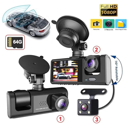 Caméra de Voiture Full HD – Sécurité et Enregistrement de Vos Trajets