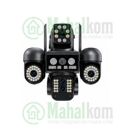 Caméra Solaire 20MP 4G à 4 Lentilles – Double Panneau Solaire et Zoom x10