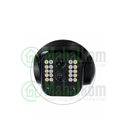 Caméra Solaire 20MP 4G à 4 Lentilles – Double Panneau Solaire et Zoom x10