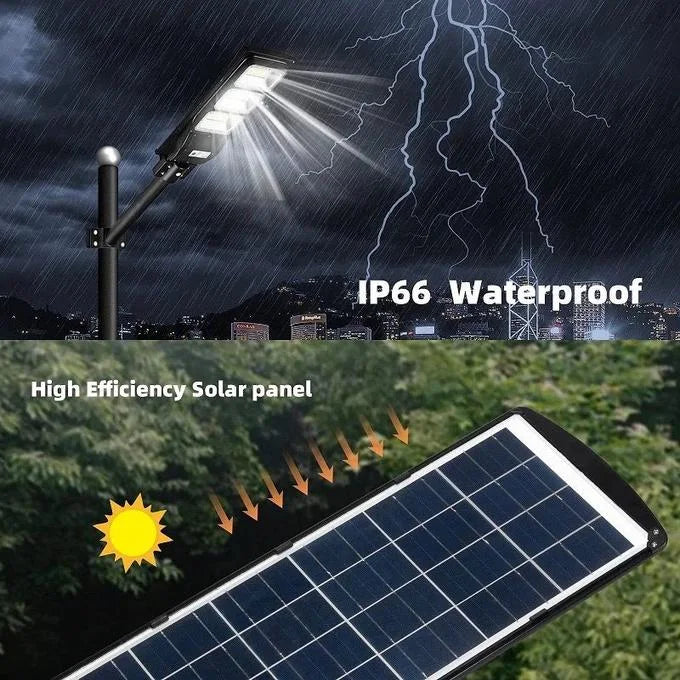 Projecteur Solaire 300W Sans Fil – Éclairage Extérieur Puissant et Autonome
