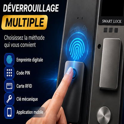 Serrure Intelligente Biométrique avec Empreinte et Code